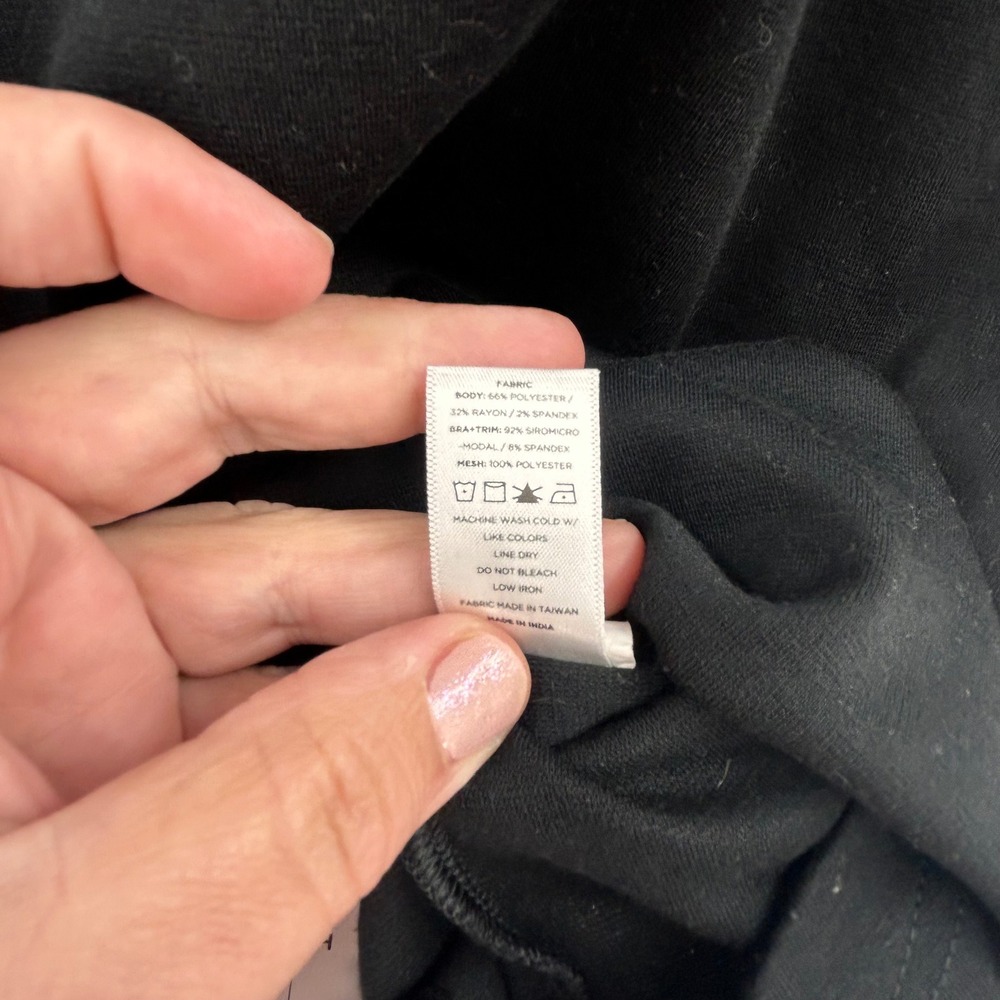 Lalabu Simple Babywearing Tank Top Black Sleeveless Nursing Carrier Small - Picture 8 of 8